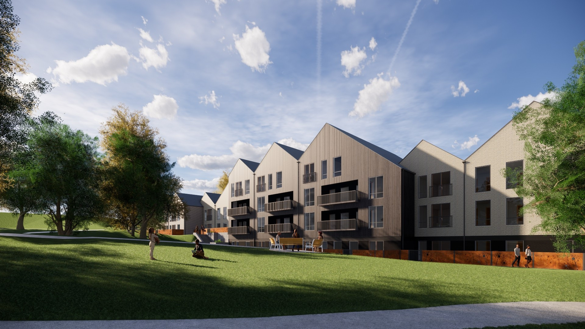 Self Architects design for the sycamores extra care housing development